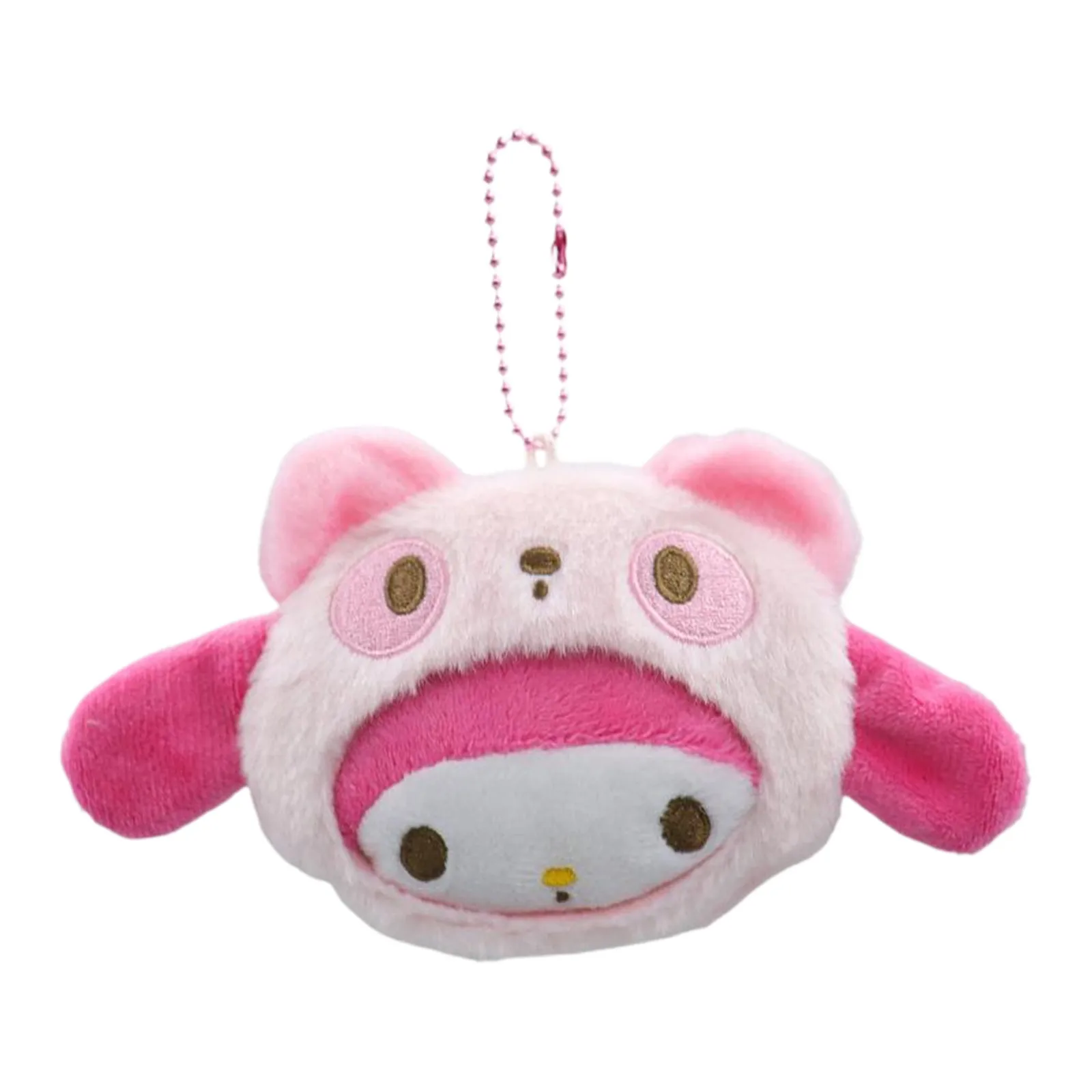 Sanrio Pluche Portemonnee Kawaii Kuromi Melodie Sleutelhanger Tas Munt Portemonnee Opbergtas Cartoon Cartoon Cinnamoroll Pluche Portemonnee