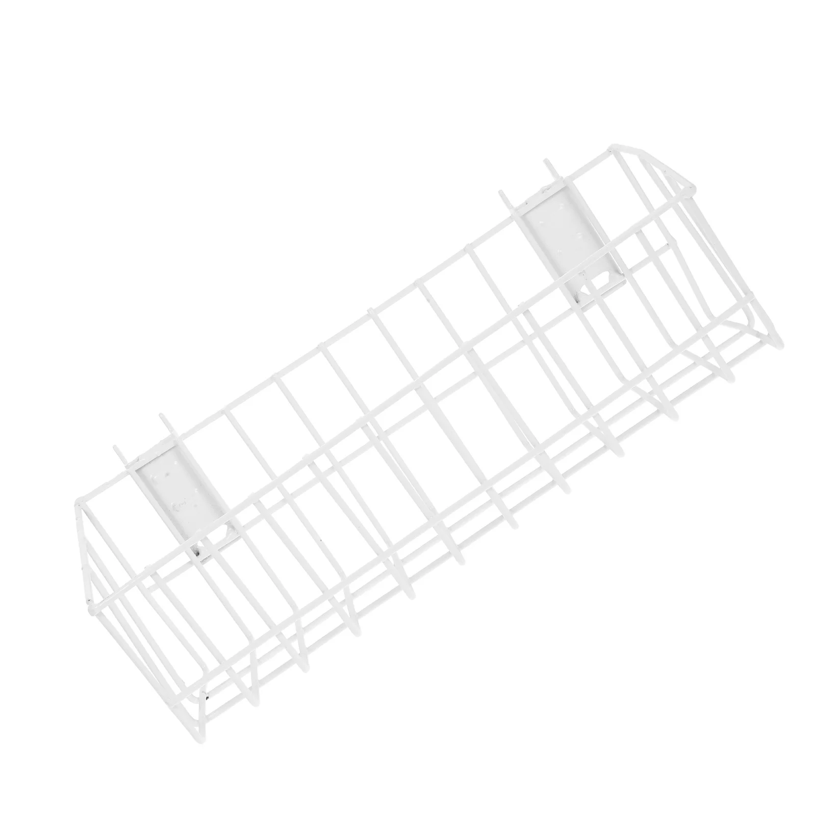 

Small Bookshelf Hanging Mounted Stainless Steel Wire Basket Book Holder Storage Rack for Kids Nursery Classroom Room Decor