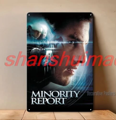 Minority Report Movie Metal Poster Tin Sign -  Plate (Size 20x30cm, 8