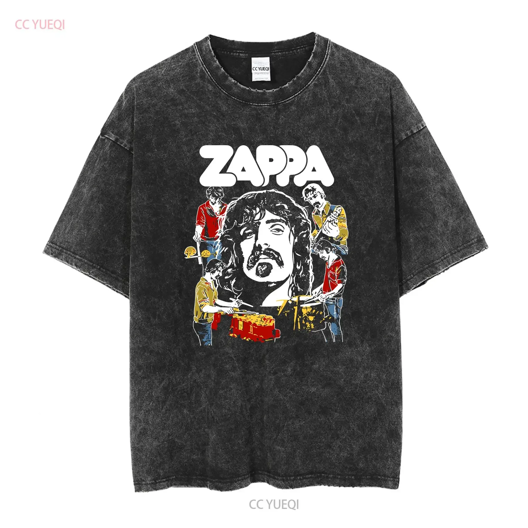 Rare Frank Zappa T Shirt  Full Sizes S 2345Xl vintage Washed Breathable homme Unisex graphic streetwear Soft designer clothes