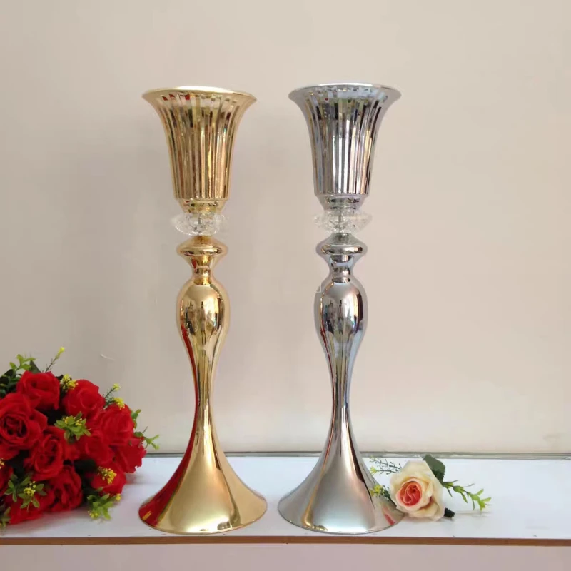 Dontalen Customised Wedding Decor Metal Table Decorative Flower Vase