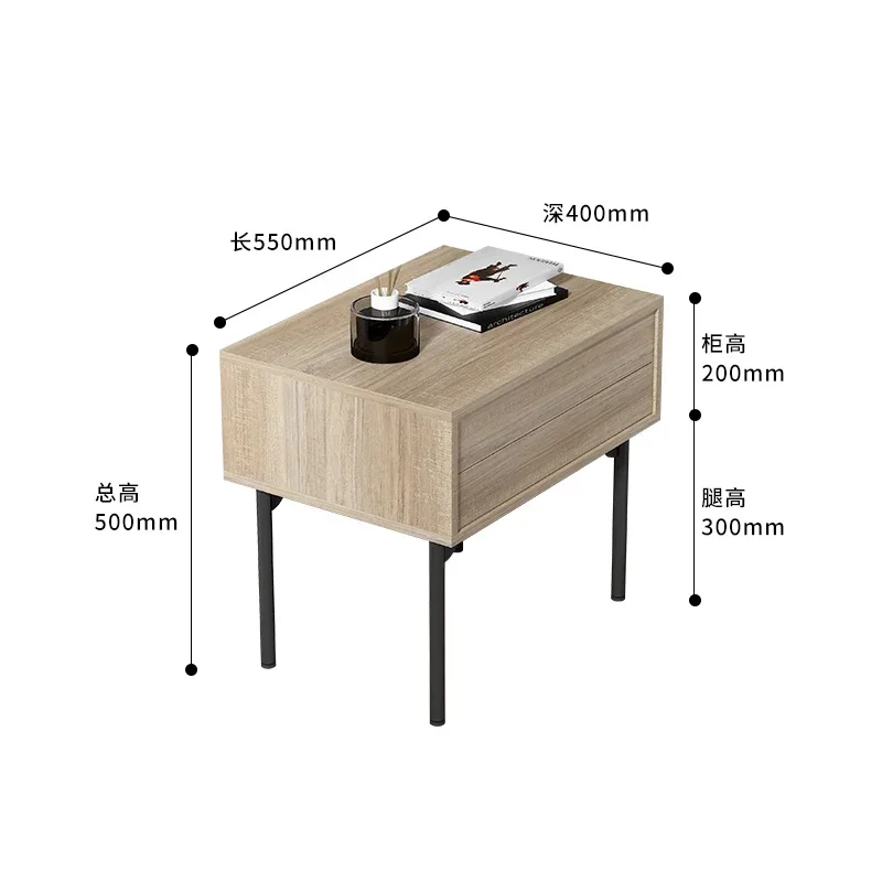 

N Bedside Table Bedroom Storage Chest of Drawer Simple Modern Mini Locker Nordic Bed Head Side Cabinet
