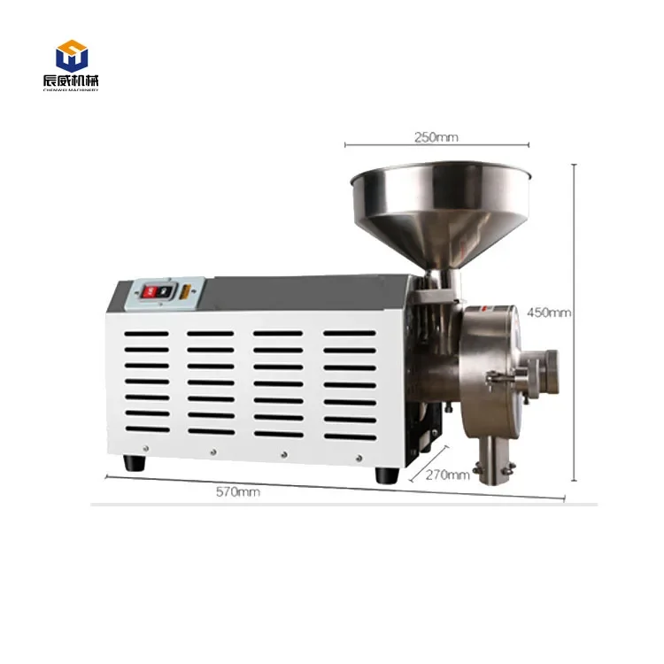 Industrial wheat flour herb grinder wheat flour powder grain mini grinder grinding machine