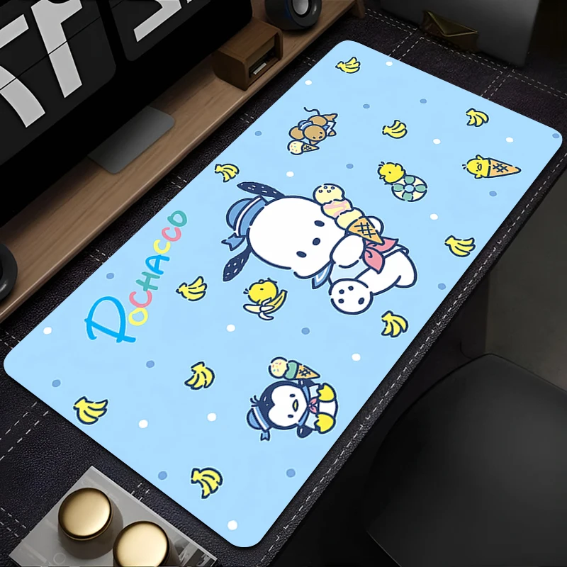 Mouse pad large Gaming Desk Mat Computer Keyboard desk pad Mats Non-slip rubber Game player PC carpet Pochacco Mousepad XXL XXXL