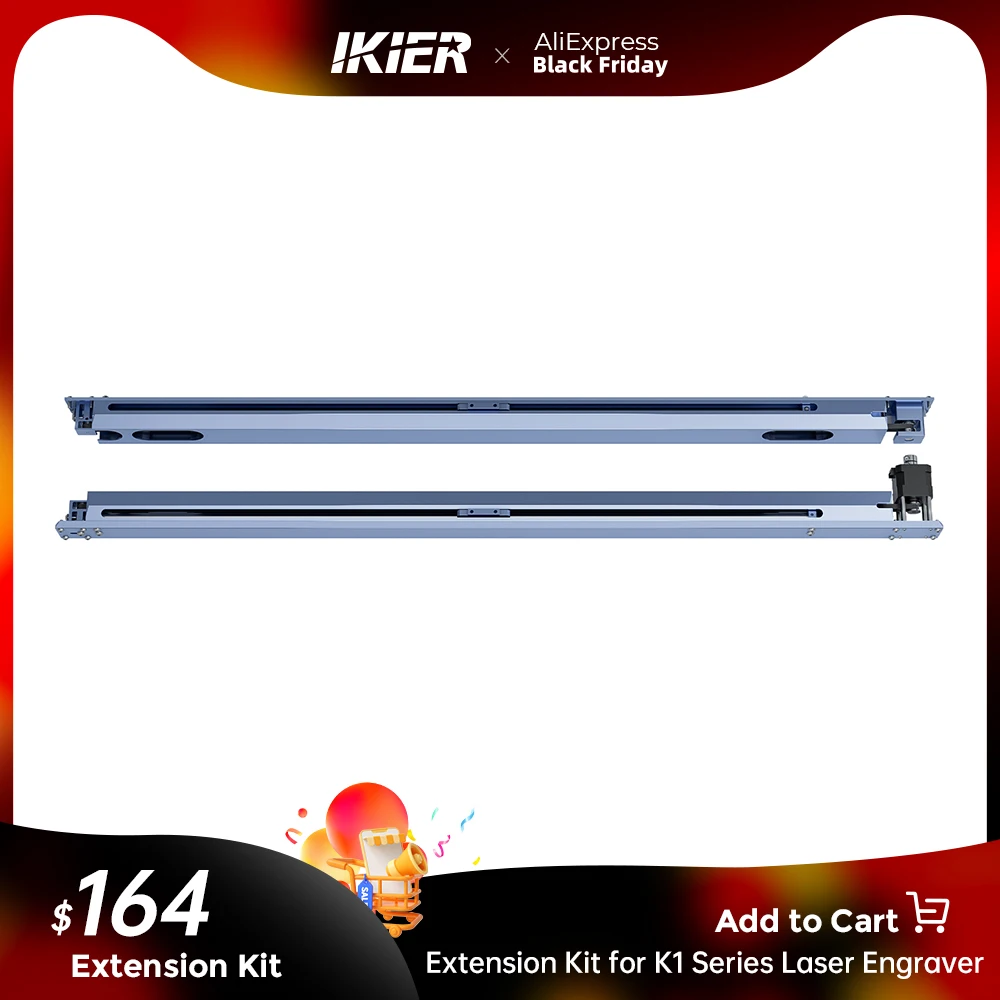 ikier Extension Kit Accessories For K1 Series Laser Engraver For Engraving Cutting Machine Working Area Of 750*410mm