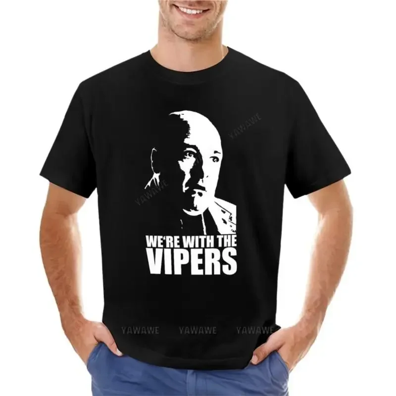 Sopranos Tony Soprano we're with the Vipers T-Shirt t-shirts man Oversized t-shirt korean fashion mens t shirt