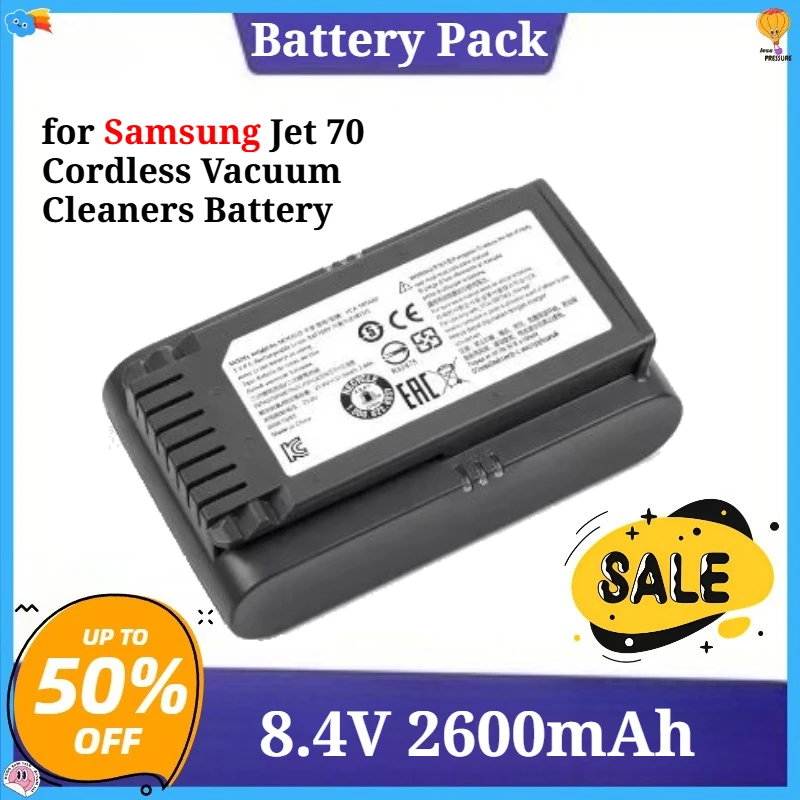 

VCA-SBT90 2400 AH 21.6 V Battery for Samsung Jet 70 Cordless Vacuum Cleaners Battery