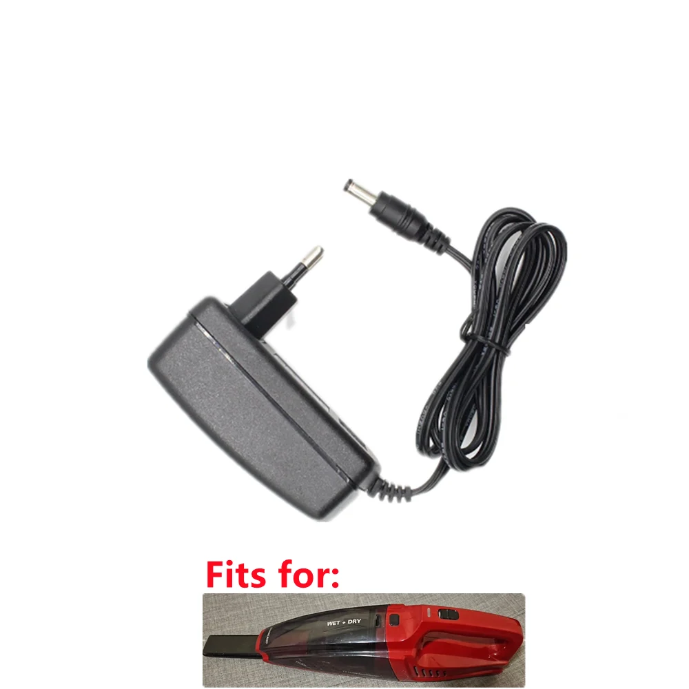 EU Plug Adapter Charger for SILVERCREST SAS 7.4 LID3 Handheld Vacuum Cleaner Parts Accessories