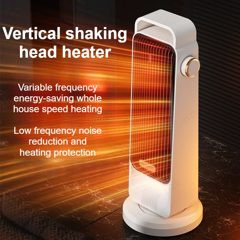 

Мощный бытовой обогреватель с качающейся головкой, керамический нагревательный обогреватель PTC, небольшой энергосберегающий обогреватель с бесшумной скоростью