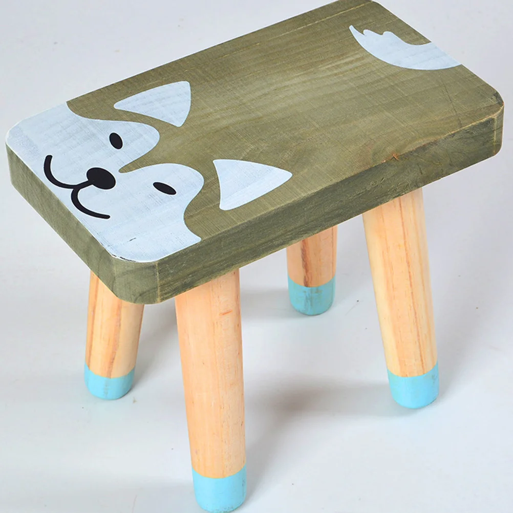 1 قطعة مسند القدمين الخشبي الكرتون مقعد خشبي عملي خفيف الوزن سهل الحمل نقل التصميم الإبداعي نونسليب #1