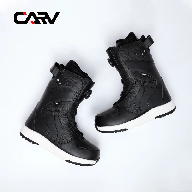 Nowe pojedyncze buty snowboardowe Fast Wear Button dla mężczyzn i kobiet Profesjonalne buty Sprzęt narciarski, wodoodporne buty narciarskie