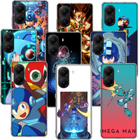 Game M-Megaman R-Rockman Phone Case For Xiaomi 15 14 Poco F7 Ultra F6 F5 X7 X6 X5 X4 GT X3 M6 Pro M5S M5 12T 11T 10T 11 10 Lite