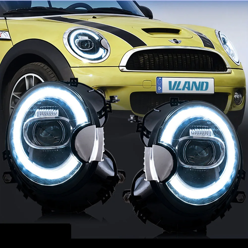 Car Accessories Led Headlight Assembly For BMW Mini Cooper S R56 R57 R58 R59 2007-2013  Turn Signal/Daytime Running Light.