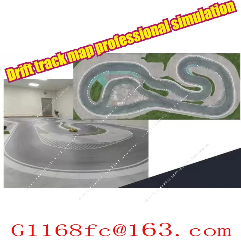 Suitable for XL Mosquito Car Drift Track Map Professional Simulation TURBORCING NEZ 1/64 1/76 Track