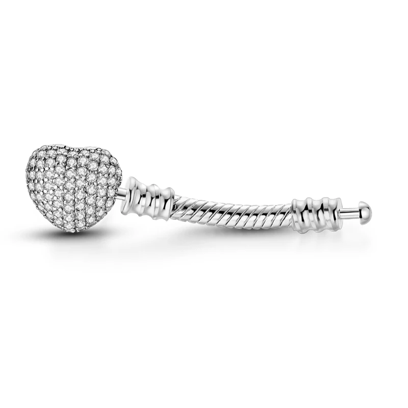 925 Sterling Silver Bracelet Extender CZ Zircon Fit Original Charm Beads Bracelets Lengthen Lady Jewelry Making 3.5cm And 4cm