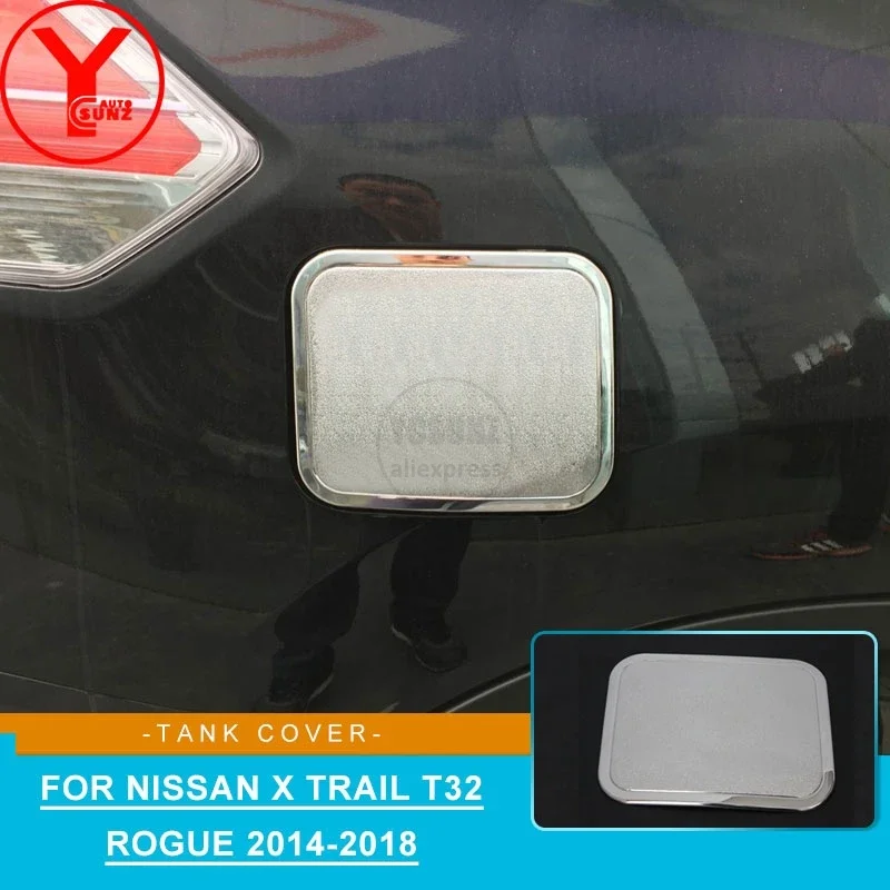 

ABS chrome tank gas cover For NISSAN Rogue x trail xtrail X-Trail t32 2014 2015 2016 2017 2018 accessories car auto parts YCSUNZ