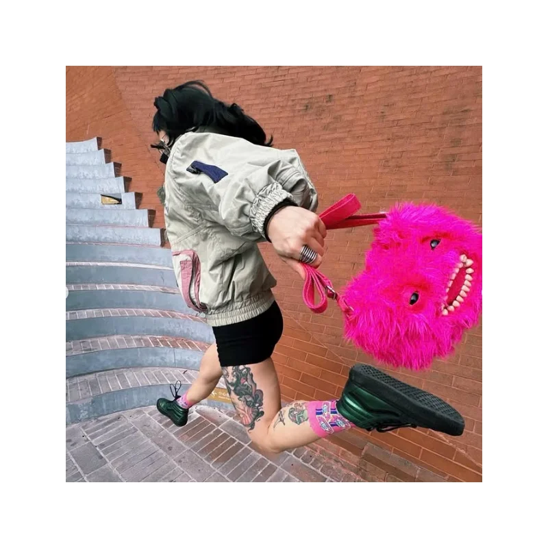 Original Fuggler Bagger Generation  Soft Plush Doll Crossbody Bag Teeth Monster Ugly Cute Funny Bag Chlidren Birthday Gift