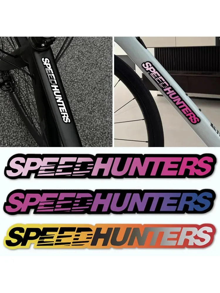 AliExpress NONE 1-Pack SPEED HUNTERS Speed Hunter JDM Bicycle Stickers, Suitable for Outdoor Riding Lovers Waterproof Sunscreen Creative Text