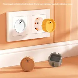 1pc EU Baby Safety Socket Covers silicone Electrical Outlet Protectors Childproof Plug Protector for Kid Toddler Protection