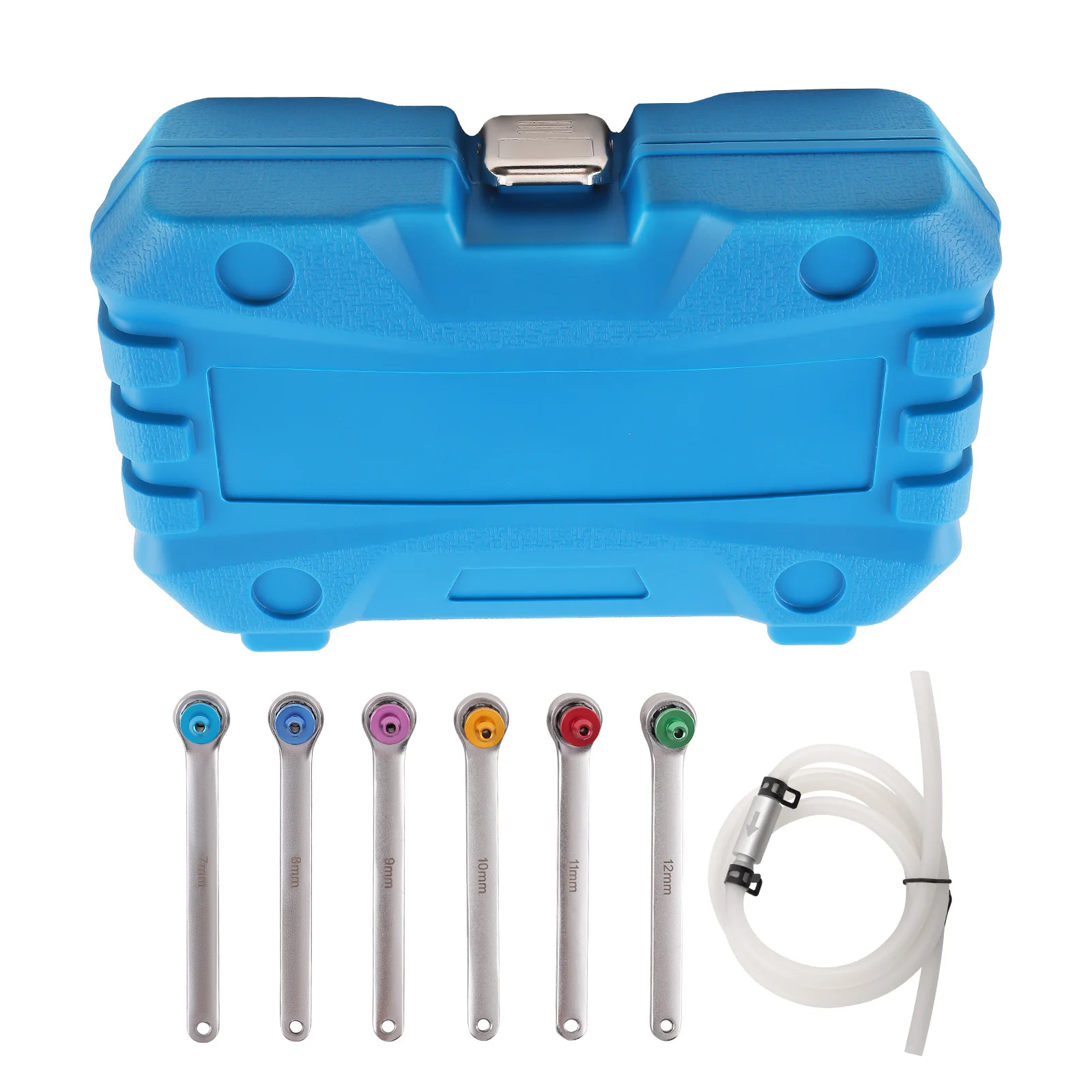 

Brake Oil Clutch Bleeder Hose Kits For 7-12mm Wrench and Check Valve Set New