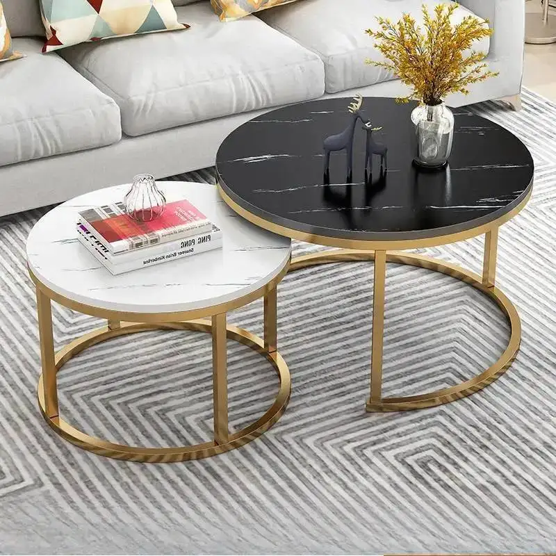 Table New Transform Aesthetic Coffee Coffee Minimalist Table Luxury Clear Designer Nordic Unique Metal Couchtisch Furniture