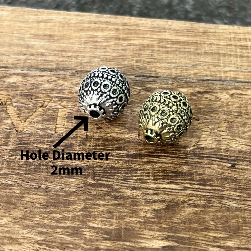 1pcs Ancient Slavic Lunula Small Hole Bead Woman MORAVIA Lunitsa Slavs Vintage Viking Craft Jewelry Gift