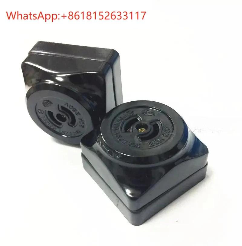 مقبس LK2220K-1/LK6220 مقبس صناعي مضاد للخياطة ومضاد للسقوط 2P20A250V