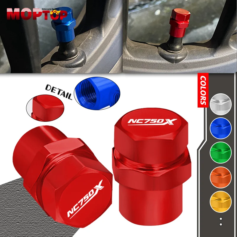 

For Honda NC700X NC700S NC750X NC750S nc700x nc750x Motorcycle CNC Aluminum Tire Valve Air Port Stem Cover Caps NC 700X NC 750X