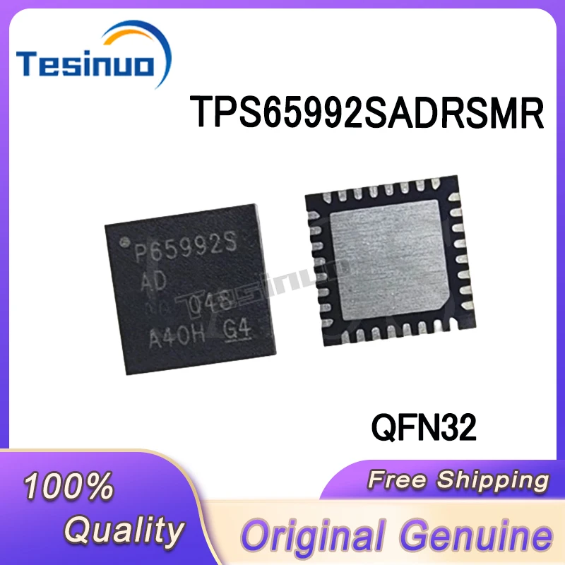 

2/PCS New Original TPS65992SADRSMR Screen printing P65992S QFN32 Power management chip In Stock