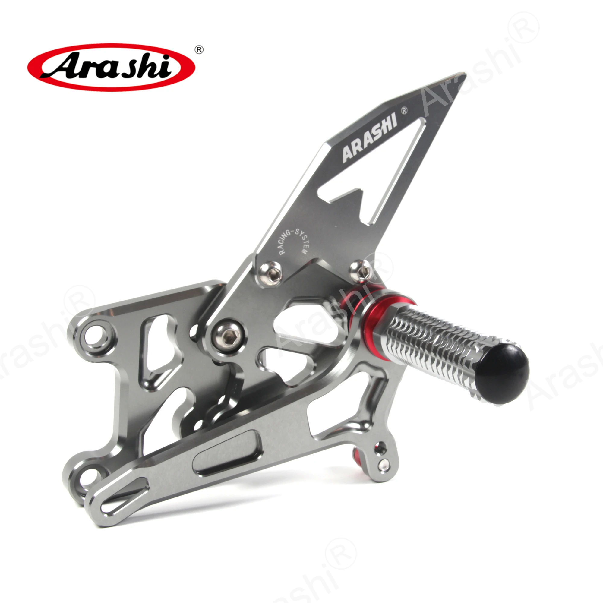 Arashi Peg Fit 09-25 CBR600RR Adjustable Rearset Footrest For Honda CBR600RR 2019 2021 2022 2023 2024 Standard/Reverse Shift