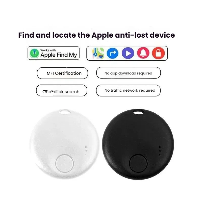 Bluetooth GPS Tracker for  NTag  Apple Find My to Locate Bag Bottle Card Wallet Bike Keys Finder Compact & Lightweight