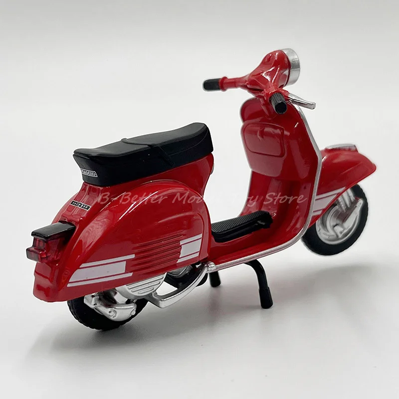 1:18 Diecast Motorcycle Model Toy 1976 Vespa 200 Rally For Collection