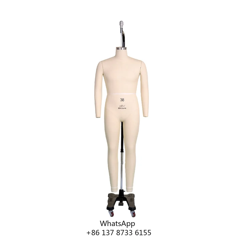 

Fiberglass Full-Body Male Dress Form Mannequin With Stand Adjustable Tailoring Sewing Display For Men's Suits