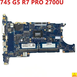 Placa base para portátil HP Elitebook 745 G5, 6050A2945701, R7 PRO 2700U, L21938-001, 100%, funciona