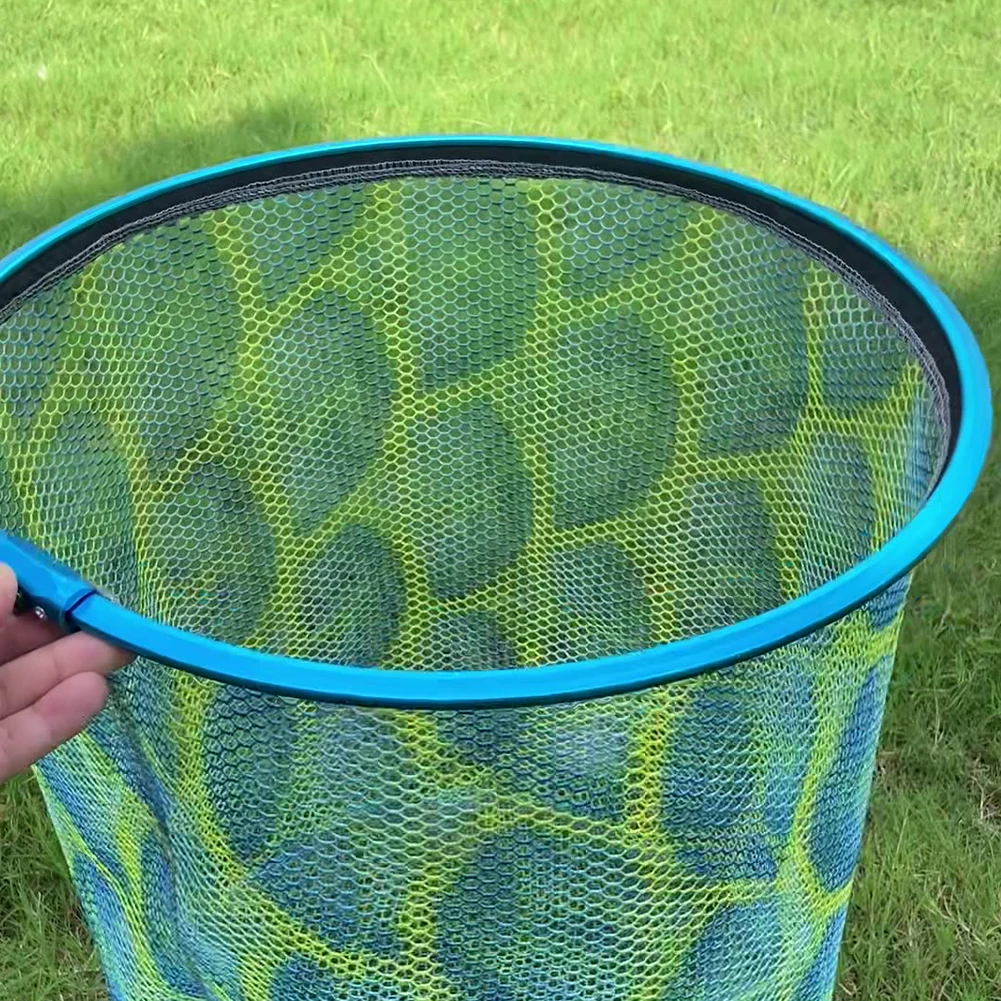 

Blue Outdoor Fishing Net Lightweight Fishing Net For Anglers Aluminum Alloy Net Aluminum Alloy Net Effective Catch Retention