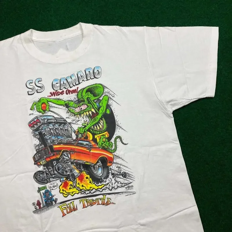 تريند إد روث رات فينك أبيض مقاس S 4XL تي شيرت عصري #1