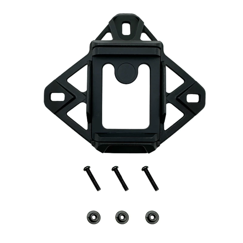 Metal shroud Tactical helmet cuttlefish adapted to FAST helmets CNC oxidised aluminium core Multi-functional device adapter base