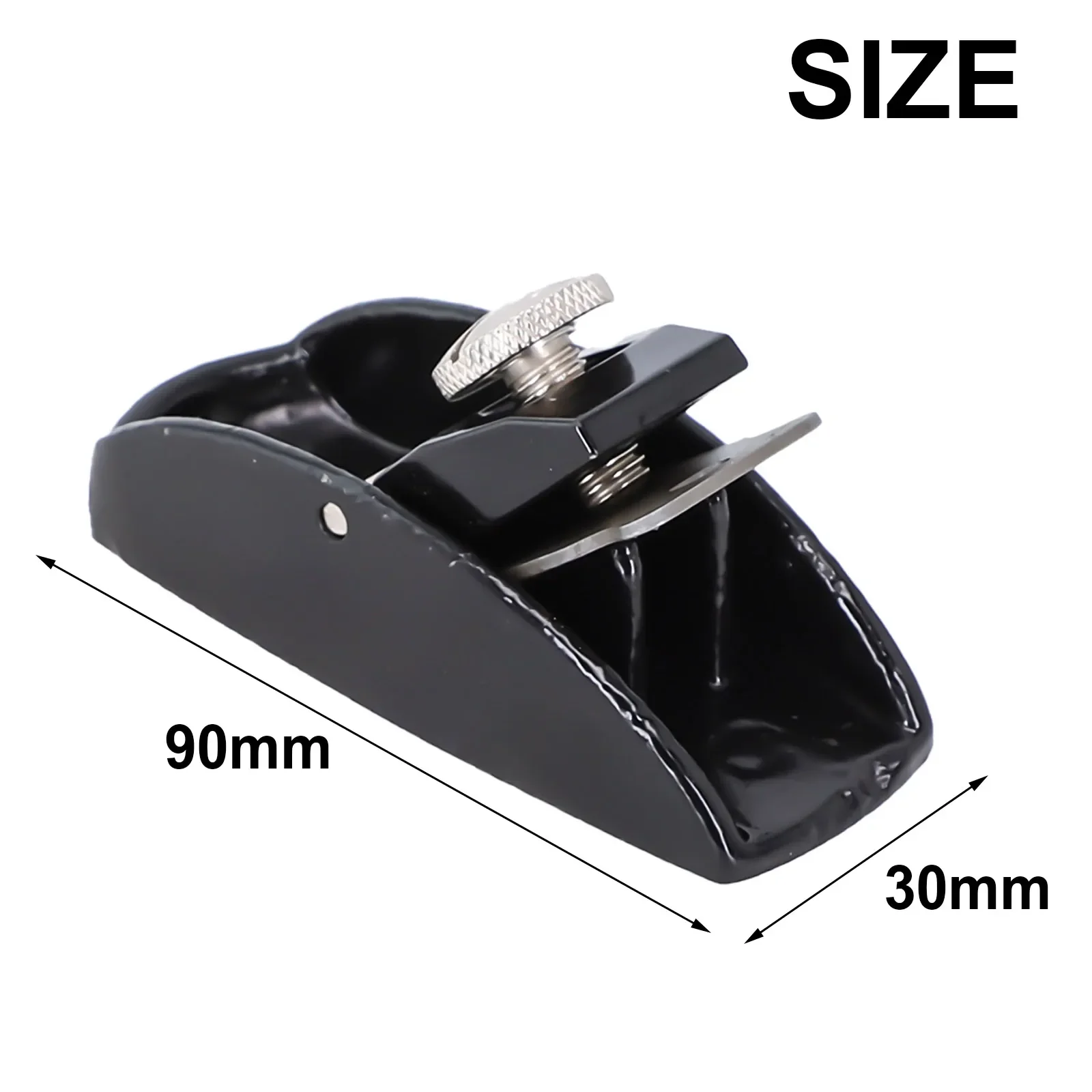 Practical Hand Planer Easy Carry Beech Blakc Carbon Steel Hand Planer Manual Silver Equipment Workshop Planing