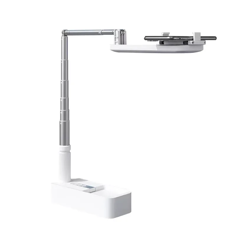 Makeup field fill light homework led light with selfie holder for iPhone/Android foldable table led light