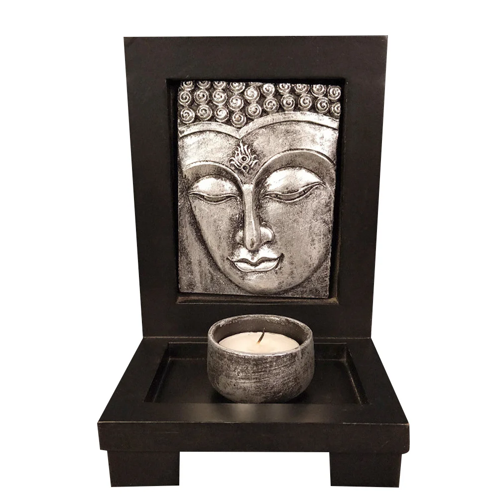 

Incense Holder Stick Buddha Candlestick Sticks Decor Stand Desktop Adornment Candlesticks