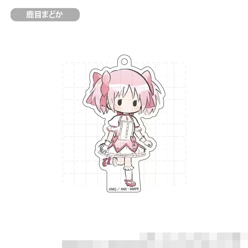 Game Kaname Madoka Akemi Homura Miki Sayaka Mami Sakura Kyouko Keychain Doll Anime Acrylic Keyring Pendant for Gift