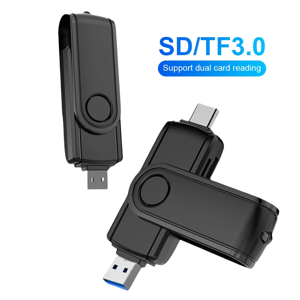 Micro SD Speicher kartenleser Typ C zu USB otg Adapter unterstützt SD/TF/Micro SD/SDXC/SDHC für Android iPhone MacBook PC Laptop