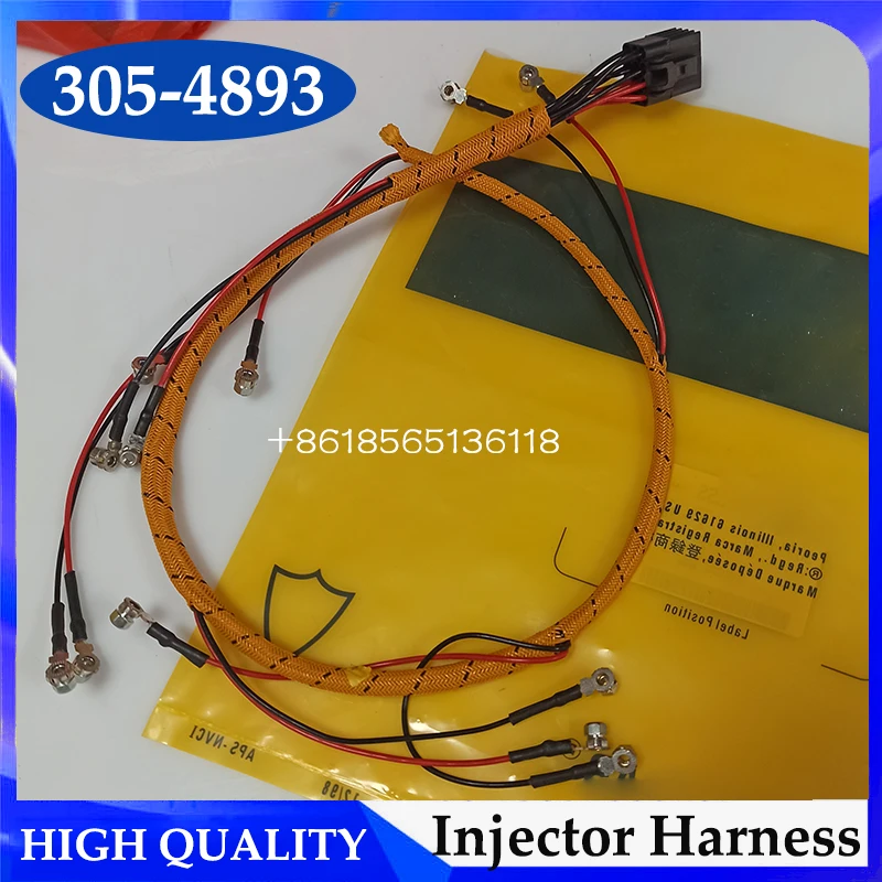 305-4893 C6.4 Injector Wiring Harness for E320D E323D Excavator Spare Parts Wire Harness 3054893