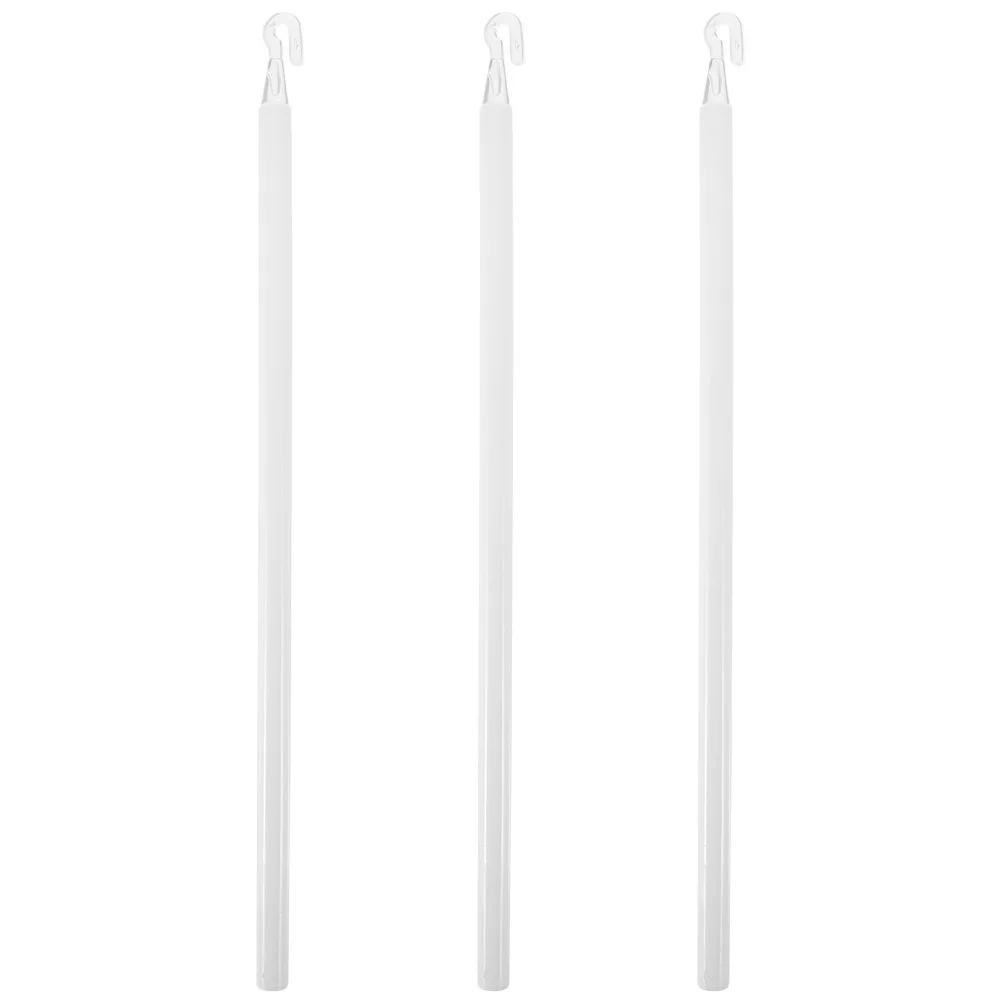 

3Pcs Plastic Window Blind Rods Replacement Vertical Blind Wands Clear Curtain Pull Sticks Accessories Long Tilt Rods