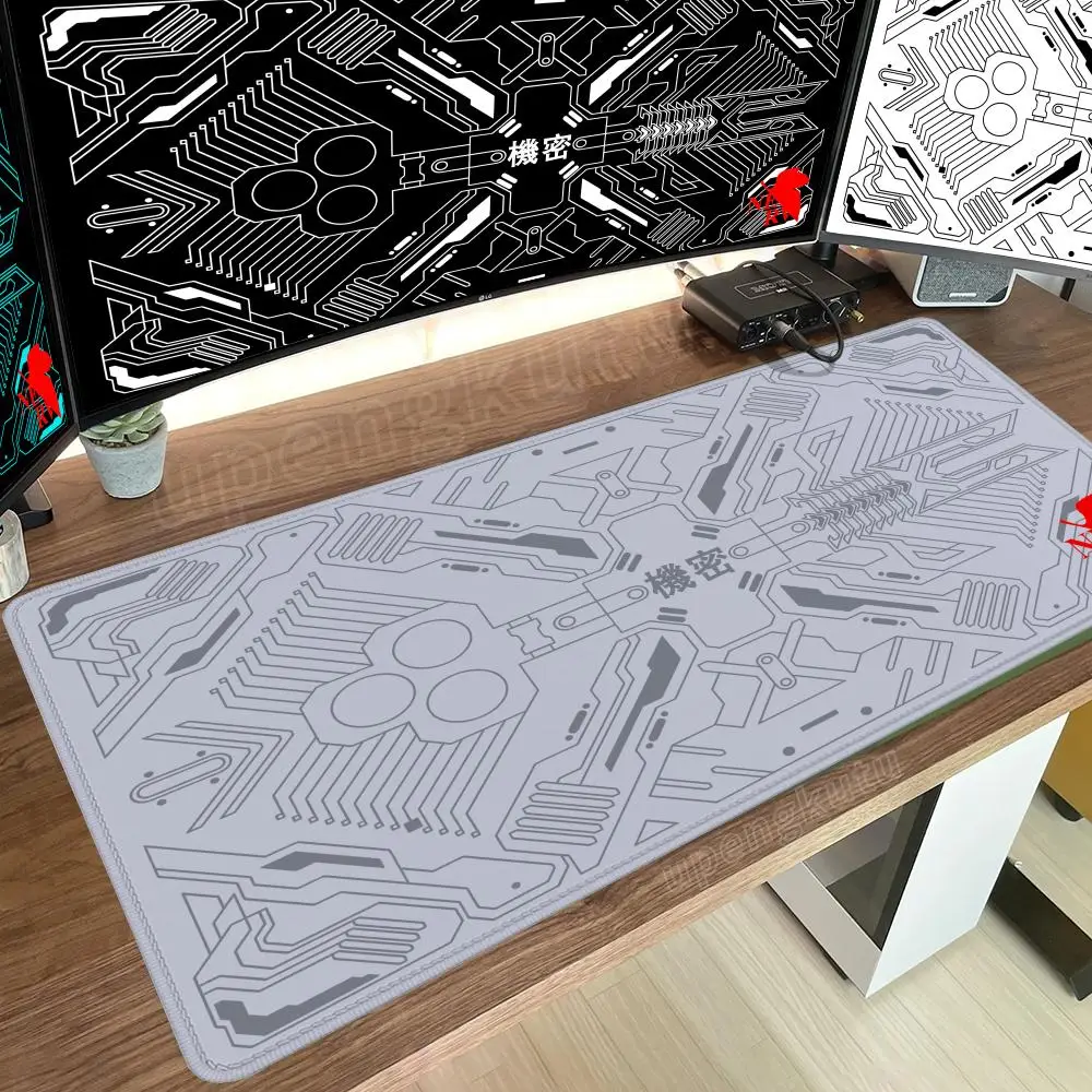 EVA Unit-01 Mouse Pad Keyboard Desk Mats, Kawai Rubber, Non-Slip E-Sports Desk Mat, XXL90x40cm Accessories mat