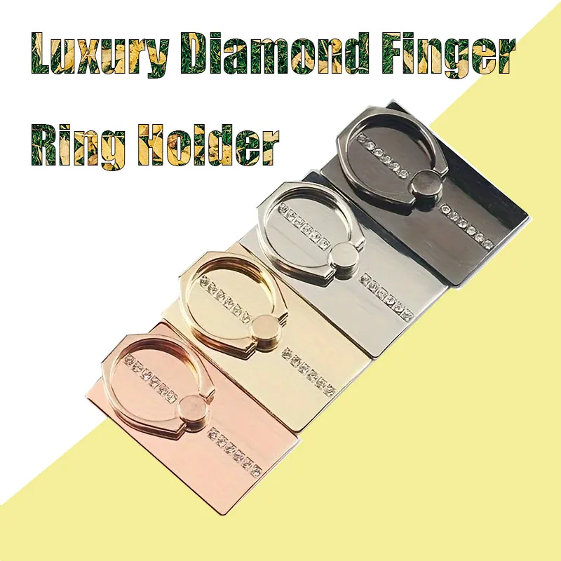 

Универсальный роскошный держатель с бриллиантовым кольцом на палец, складная подставка для телефона, держатель для IPhone 15 13, Huawei, Xiaomi, Samsung, ручка для телефона