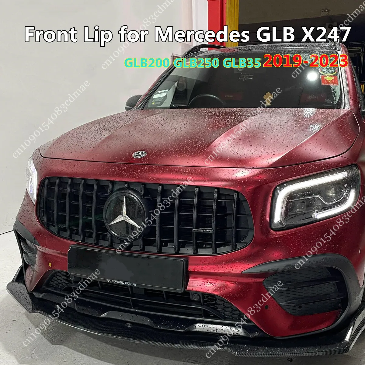 

Передний бампер, разделитель губ для Mercedes Benz GLB GLB200 GLB250 GLB35 AMG X247 2019-2023, спойлер, диффузор, комплекты аэродинамических тюнингов