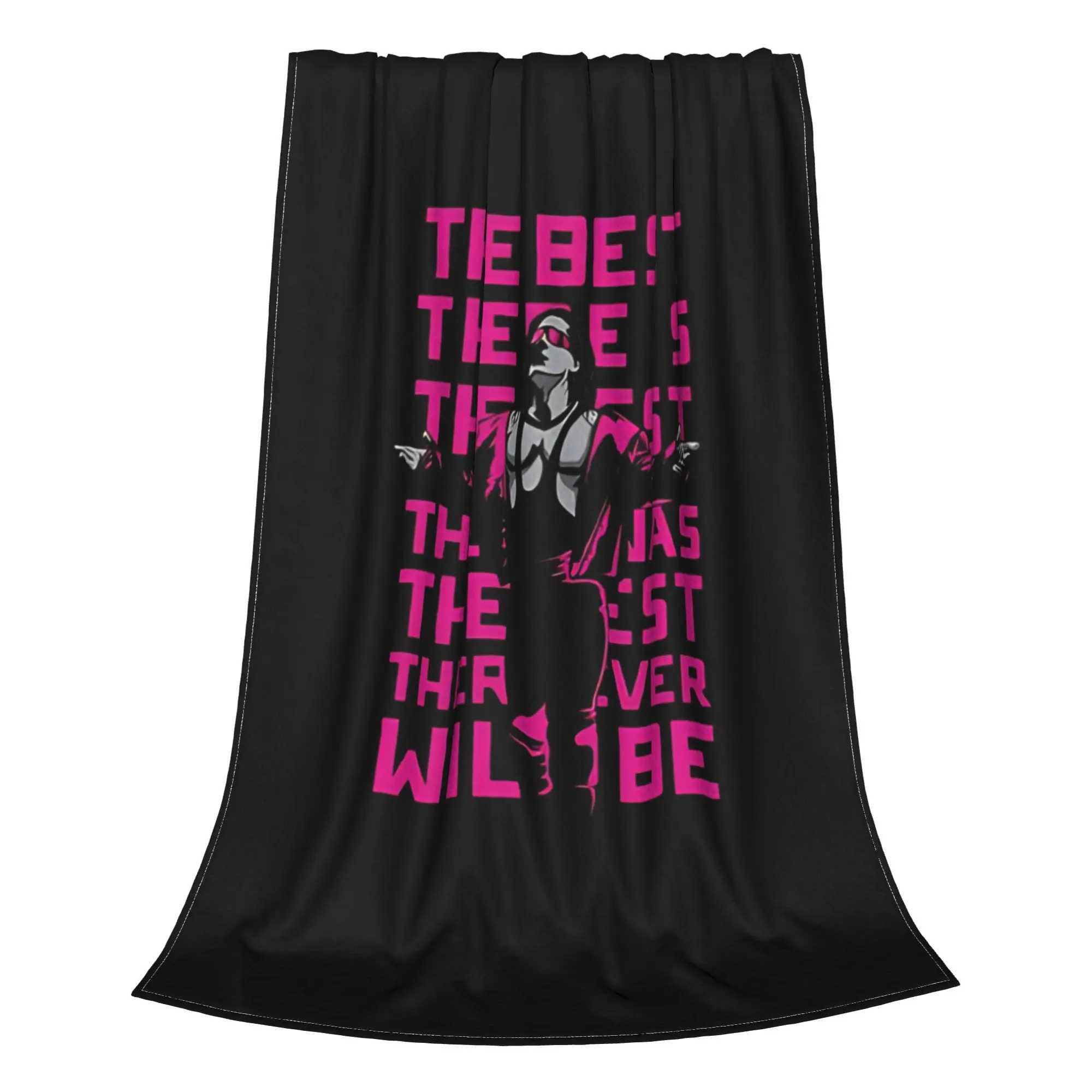 1PC Home Cutecore combat sports wrestler  B-Bret Hart Blanket Super Cosy Plush Home Living Room Sofa Halloween