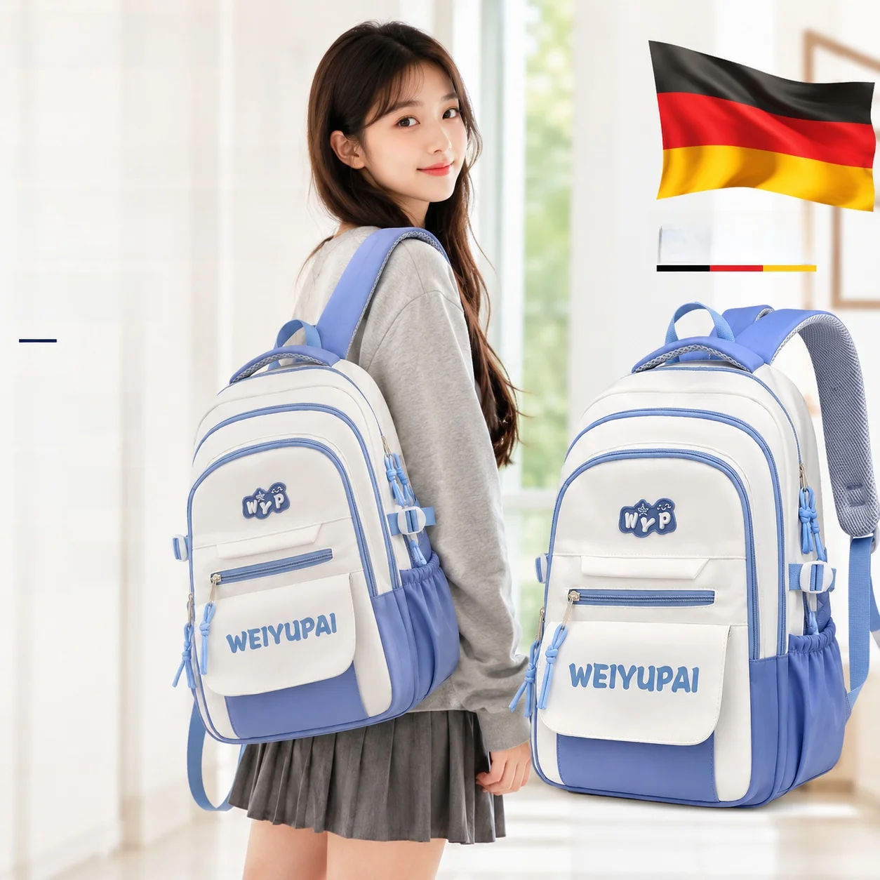 blue-school-bag-backpack-for-junior-and-high-school-students-simple-campus-color-block-high-aesthetic-value-fashionable-women