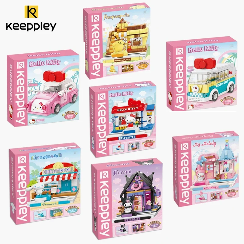 

Anime Keeppley Sanrio Building Blocks Doll Series Desktop Decoration Puzzle Assembling Model Kid Toys Birthday Gift Peripheral